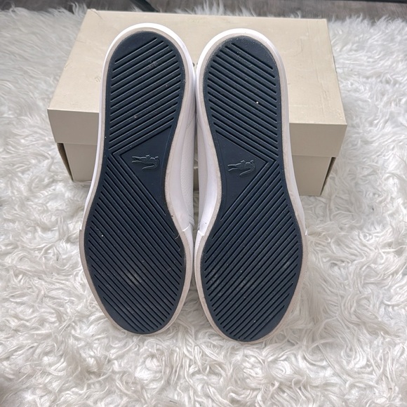 Used like new Lacoste white high top size 10 - Picture 3 of 4